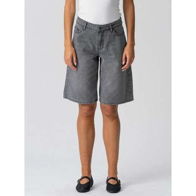 Shorts ITS MAY "ITS MAY Shorts Esme", Damen, Gr. XS, Normalgrößen, grau, Obermaterial: 100% Baumwolle, Hosen Shorts