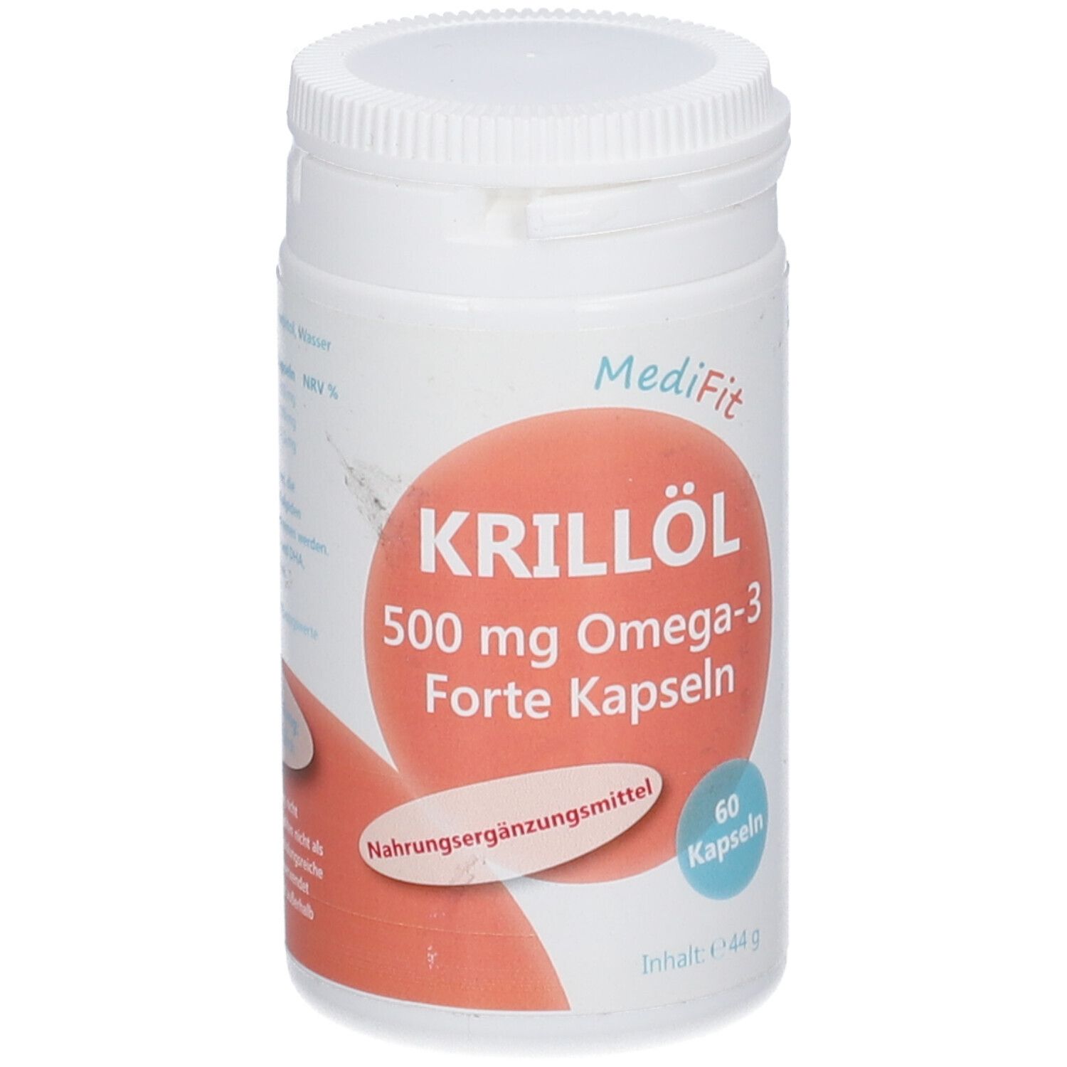 Krillöl 500 mg Omega-3 Forte Kapseln MediFit 60 St
