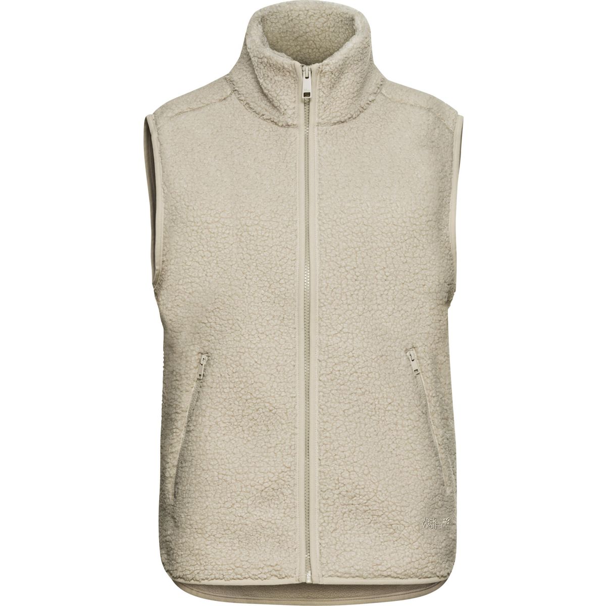 Jack Wolfskin High Curl Vest W oyster (A0084) M A65069_A0084_A08