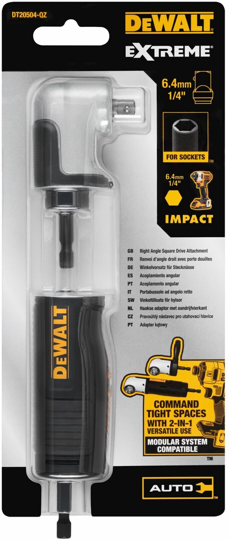 DEWALT Winkelvorsatz 1/4 Zoll (DT20504-QZ)