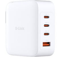 140W GaN Ladegerät DCF-141/E, PD 3.1, QC 4.0 weiß, 1x USB-A, 3x USB-C