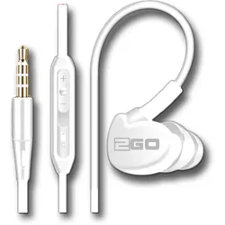 2GO Active 1 Kopfhörer Kabelgebunden im Ohr Anrufe/Musik Weiß