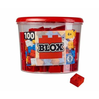 Blox 100 rote 4er Steine in Dose