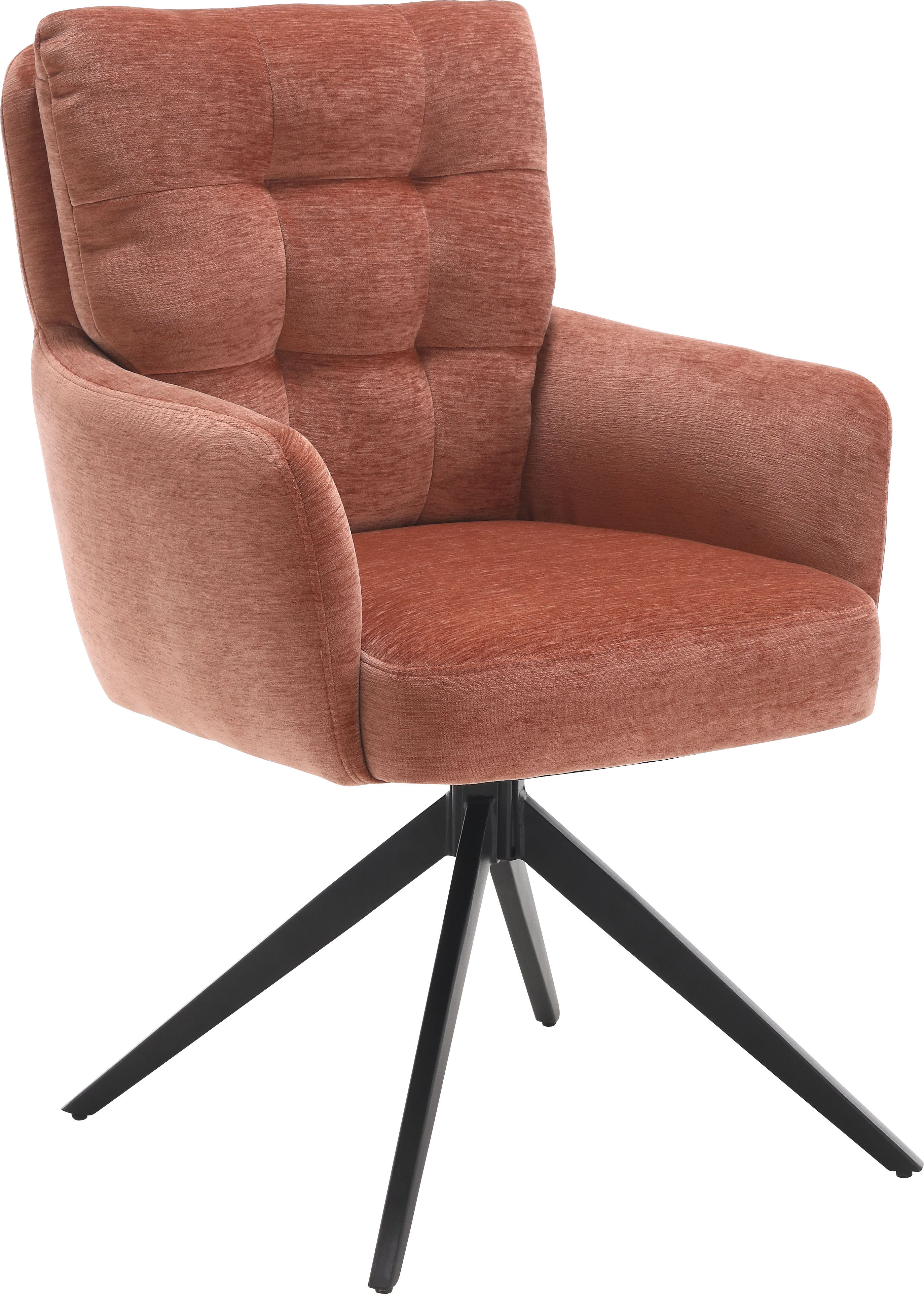 Esszimmerstuhl HOME AFFAIRE "Sant Tropez", braun (cooper, schwarz, cooper), B:60cm H:92cm T:67cm, Stühle, Esszimmerstuhl cooper, schwarz, cooper B/H/T: 60cm x 92cm x 67cm, 2 Stk., uni, 2er Set