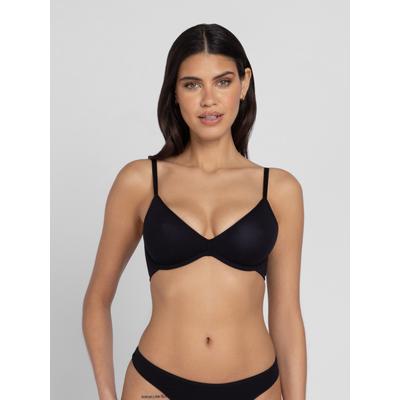 Bügel-BH DORINA "Noa", Damen, Gr. 80, Cup A, schwarz, Jersey, Obermaterial: 79% Polyamid, 21% Elasthan, bequem, BHs Bügel-BH, mit Schale, nicht gefüttert, mit Bügel, basic, elastisch, weich