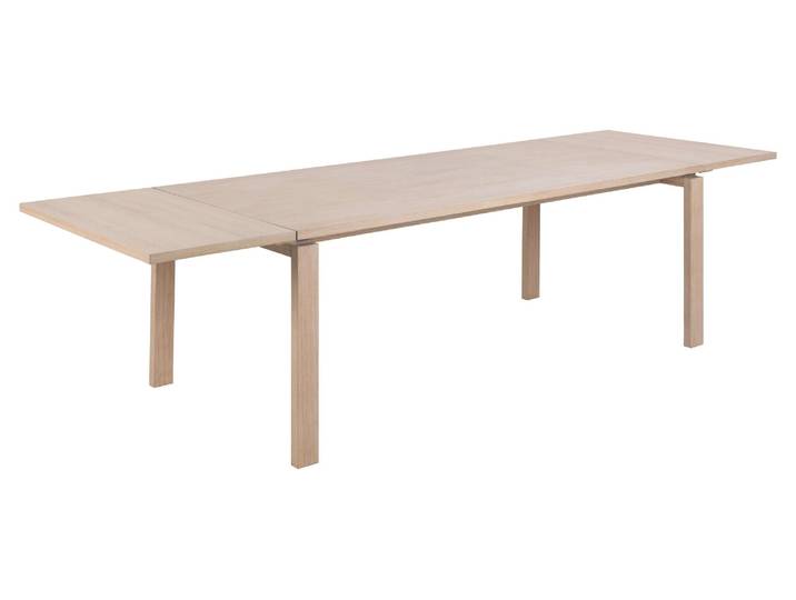 Einlegetischplatte ACTONA GROUP Linley Ausziehplatte , beige (weiß pigmentiert eiche), MDF, Ansatztischplatten, Einlegetischplatte, Eichenfurnier geölt, 2er-Set, B: 50 cm
