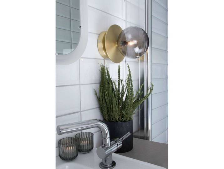 Applique/plafonnier Art déco, IP44, laiton - Globen Lighting ART DECO - Salon / séjour - Design - Métal - À ampoule unique