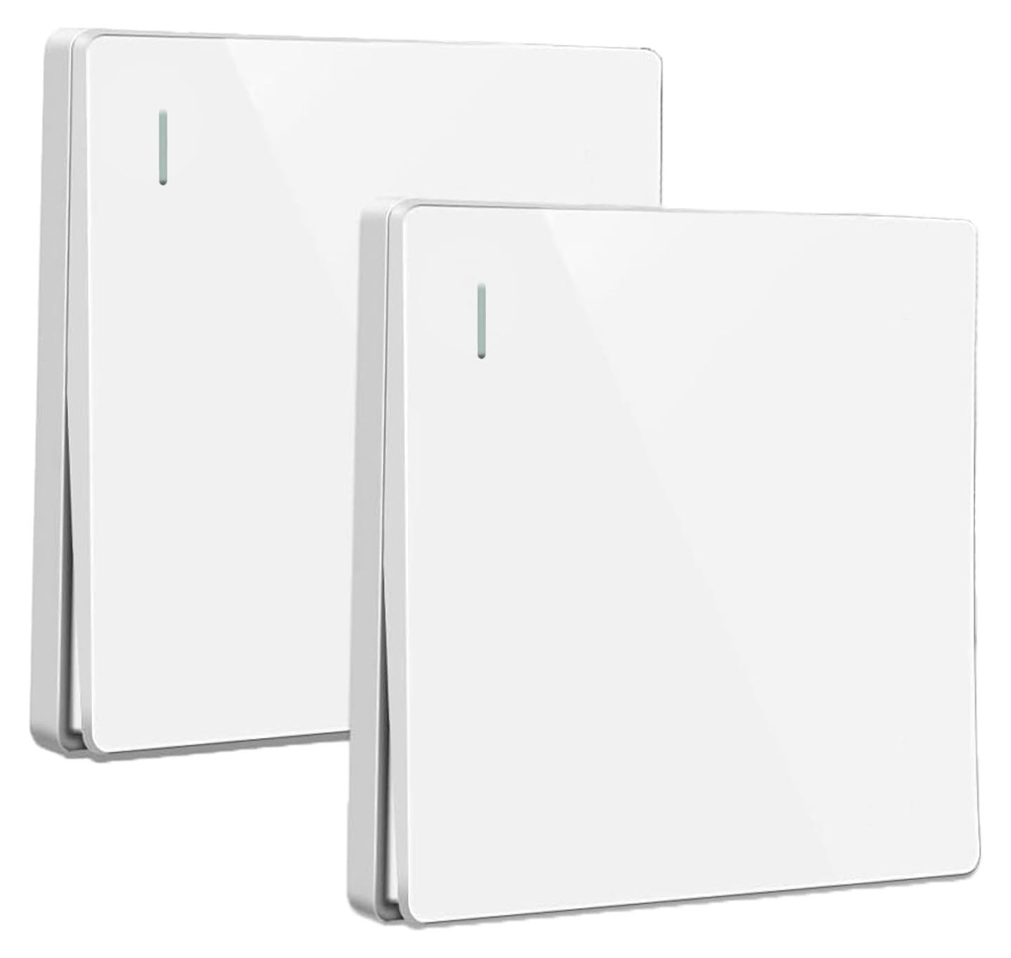 Dripio Wisselschakelaar, 1-voudig, 2-weg, wit, inbouw, 10A, 250V