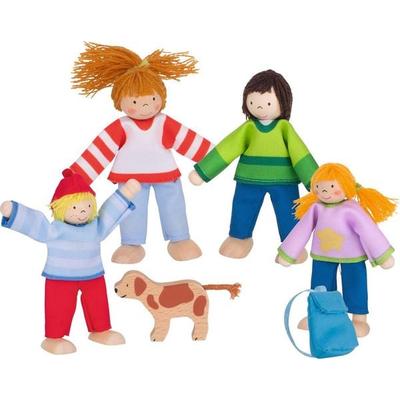 Biegepuppen Camping-Familie