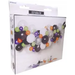 Amscan Latexballon-Girlande Halloween 4 m 70-teilig (1x)