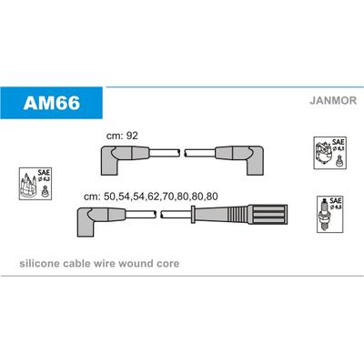 JANMOR Zündleitungssatz AM66