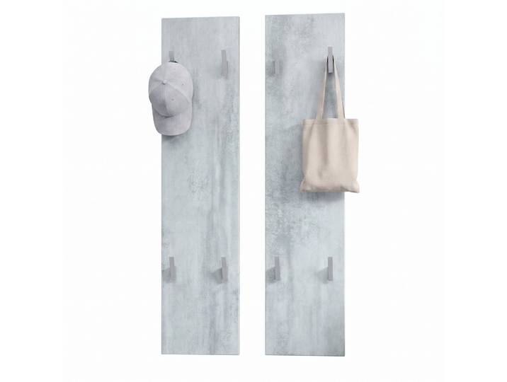 GARDEROBENPANEEL Wandpaneel Beton Oxid Optik