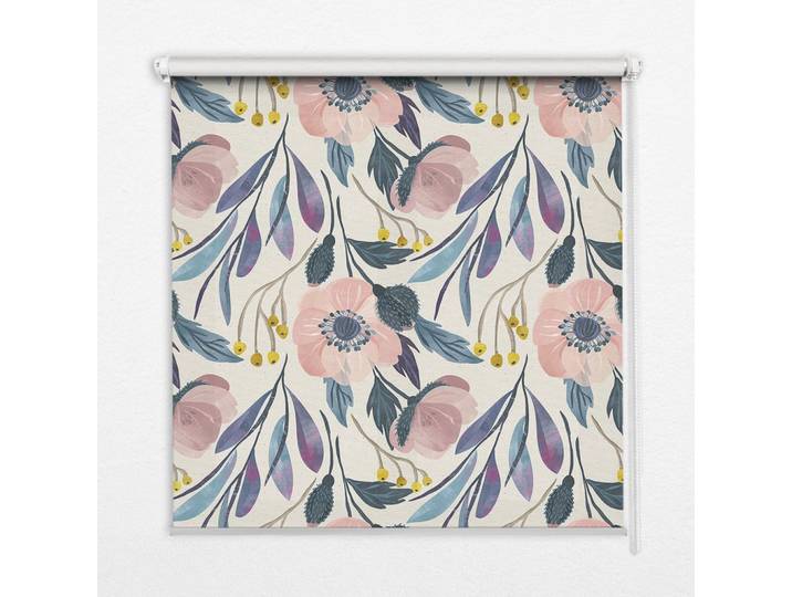 INNENROLLO - Fensterrollo - Rollo - 60x40 cm - Mohnblumen