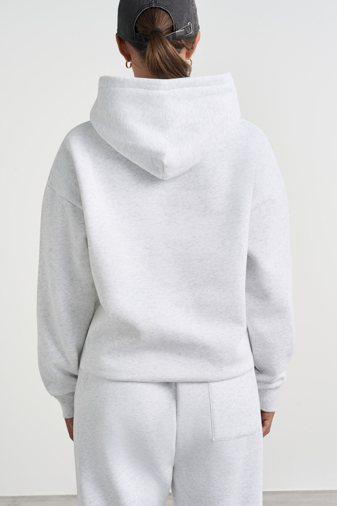 FAMME - Équilibre Oversized Hoodie - Black / L