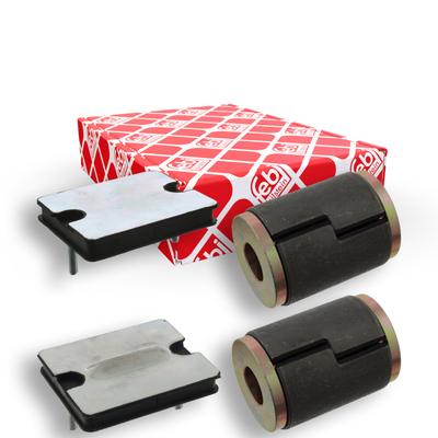 FEBI BILSTEIN Reparatursatz, Federlager-Rahmen 47131 Vorderachse für DAF