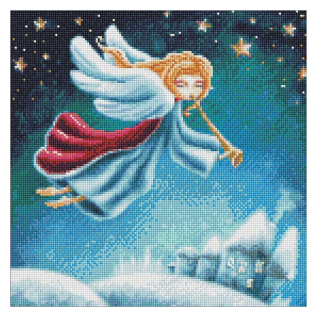 Ideyka Diamantmosaik - Weihnachtsengel (57317873)