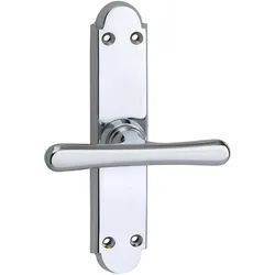 Grundmann, Zubehör Türbeschlag, Fenstertrieb ALT-WIEN 920 - sichtbar geschraubt, Messing verchromt