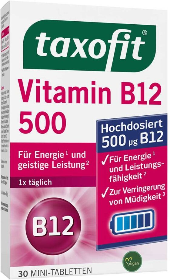 Taxofit Vitamin B12 500 Minitabletten 30stk