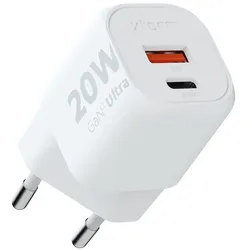 XTORM Umweltfreundliches Wandladegerät XEC020, 20 W, 2 Anschlüsse (USB-A & USB-C), GRS-zertifiziert