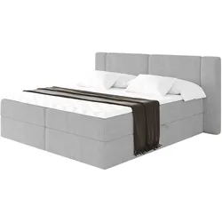 BOXBETT mit Matratze H3 - EVON - 160x200 cm Grau