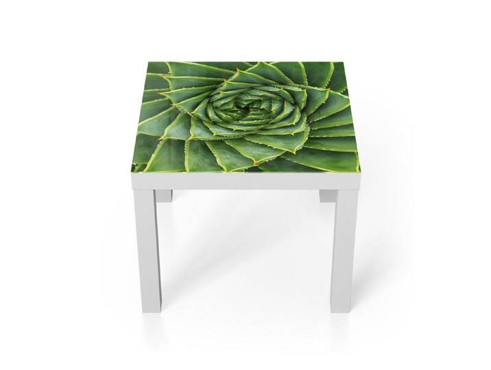 DEQORI Couchtisch 'Alchemie der Aloe', Glas Beistelltisch Glastisch modern