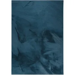benuta Basic - Kunstfell-Teppich Furry Türkis 160x230 cm