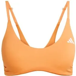 ADIDAS Damen BH Leicht stützender Optime Essentials Workout BH, Größe L in Orange Orange