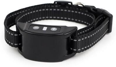 Uplifted Finds Dog Training Collar Anti Bark USB Rechargeable Automatic Bark Control black And White