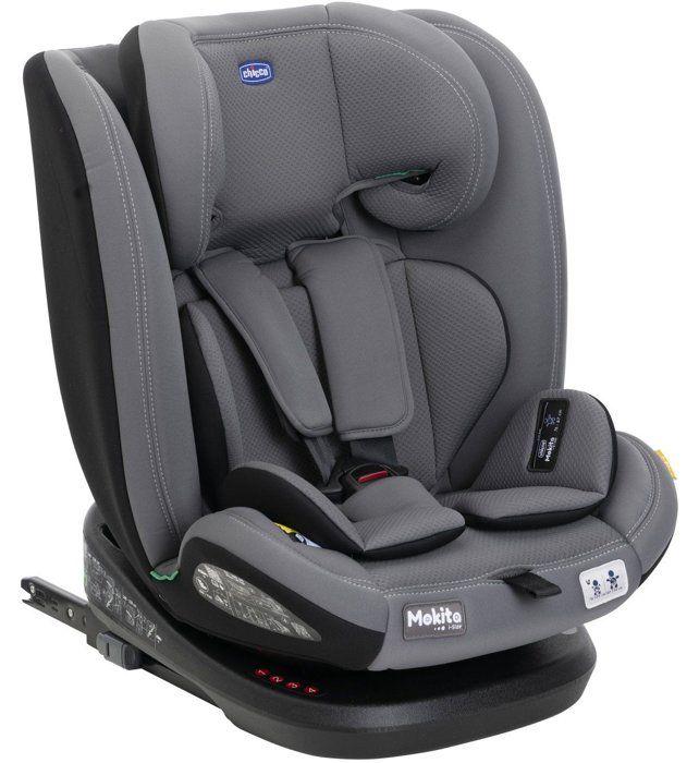 Autositz für Babys, CHICCO Mokita i-Size, entspricht der i-Size-Norm, verstellbare Neigung, Grau-Schwarz