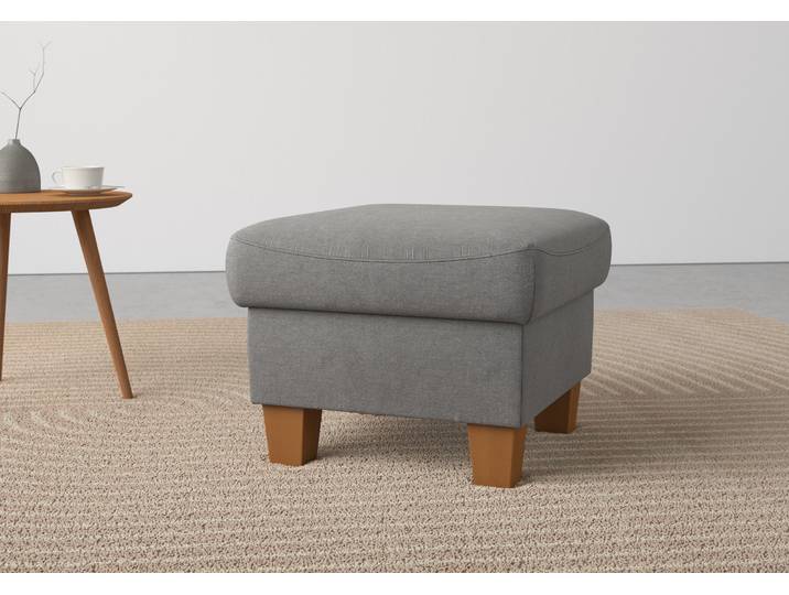 Stauraumhocker GOODPRODUCT Caldera , grau, B:58cm H:48cm T:58cm, 98% Polyester, 2% Polyamid, Hocker, Stauraumhocker, Stauraum, auch in Easy Care-Bezug für einfaches Reinigen mit Wasser
