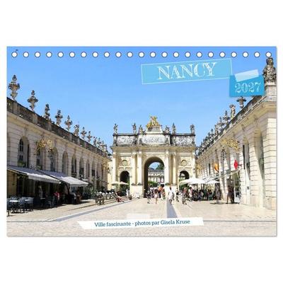 Nancy - Ville fascinante (Calendrier de bureau 2027 DIN A5 vertical), CALVENDO calendrier mensuel