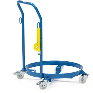 Fetra Transportroller Fassroller, 13600, mit Griff, Ø 420-610mm, mit Bremse, Tragkraft 250kg