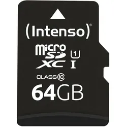 Intenso 3424490 Speicherkarte 64 GB MicroSD UHS-I Klasse 10