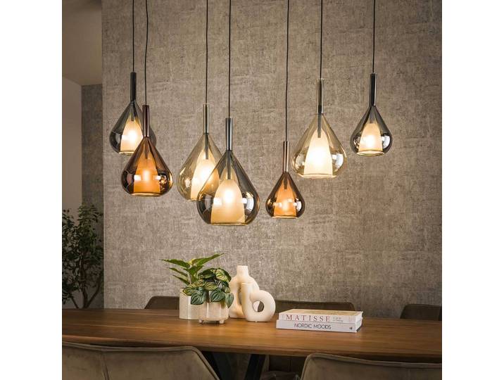 ZIJLSTRA Glas Hängeleuchte Aurelie mixed, dimmbar, Multicolour, für Wohn- / Esszimmer, Glas