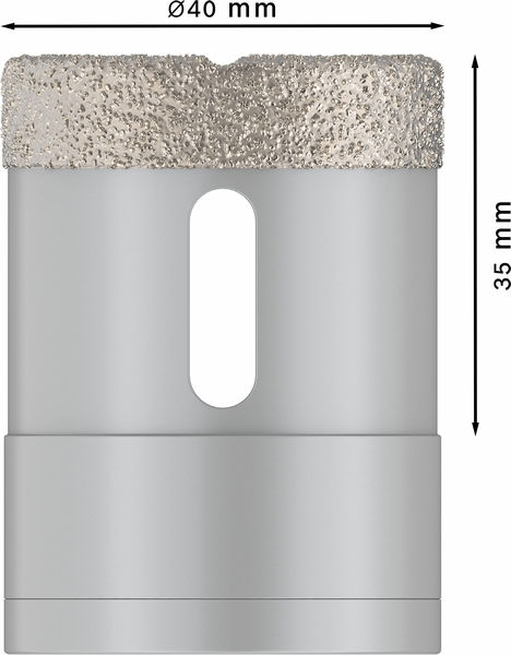 Bosch PRO Core Cutter dry X-Lock, 40 x 35 mm 2608599014