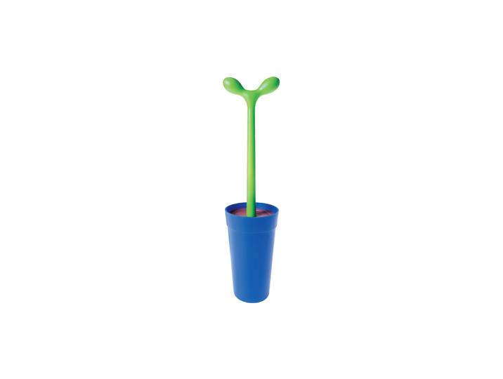 Alessi - Brosse WC - Bleu - Résine thermoplastique - Designer Stefano Giovannoni