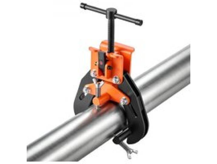 VEVOR Rohrausrichtungsklemme für Ø25-76,2mm Rohre Ausrichtungswerkzeug, Rohrausrichtungsschelle für Werkstatt Baustelle & Industrie, Stahlkonstruktion, 3-Punkt, mit T-Griff & Schnellverschlussknopf
