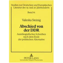 Abschied von der DDR, Fachbücher von Valeska Steinig