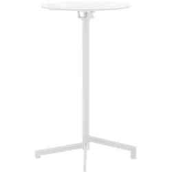 Carmen BIDA Klappbarer Stehtisch Ø 60 cm – Weiß