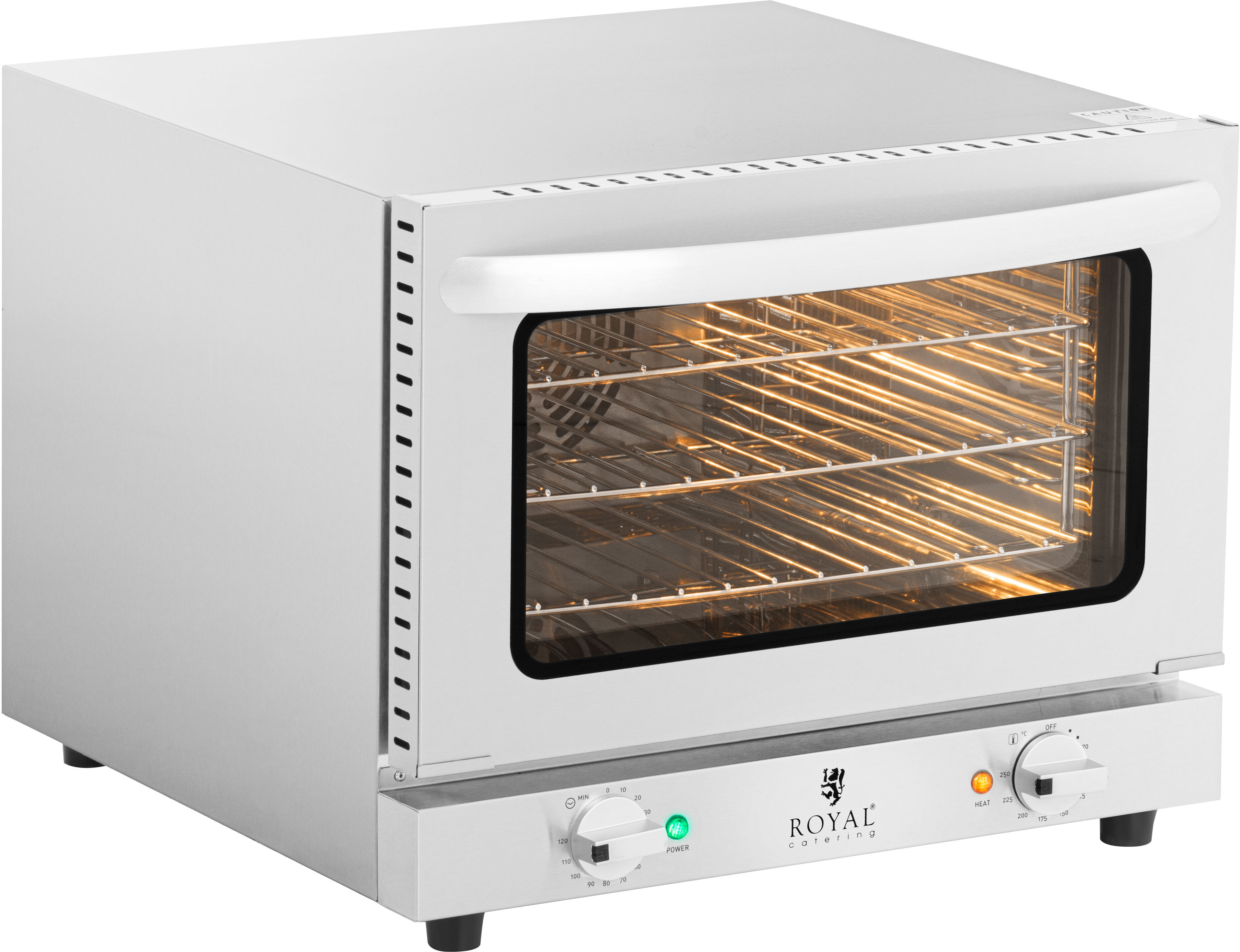 Royal Catering Heißluftofen - 2.150 W - inkl. 3 Gitterroste RCCO-2.1
