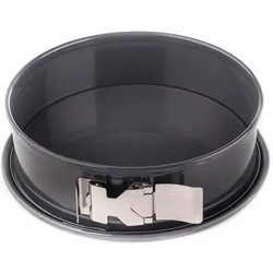Kaiser Springform 26cm Backform La Forme Plus 2 Böden antihaft schnittfest, Backform, Schwarz