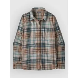 Patagonia Lw Fjord Flannel Hemd depth / blue sage Gr. M