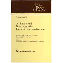 N  Physics and Nonperturbative Quantum Chromodynamics, Fachbücher von Nimai C. Mukhopadhyay, Silvano Simula, Bijan Saghai, Volker D. Burkert