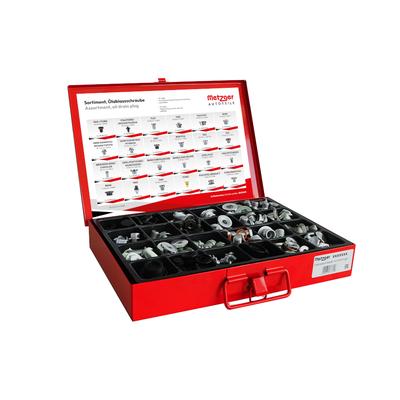 METZGER AUTOTEILE Sortiment, Ölablassschraube 8030099 für Opel Ford Volvo BMW CHEVROLET Fiat LANCIA GM Mercedes HYUNDAI