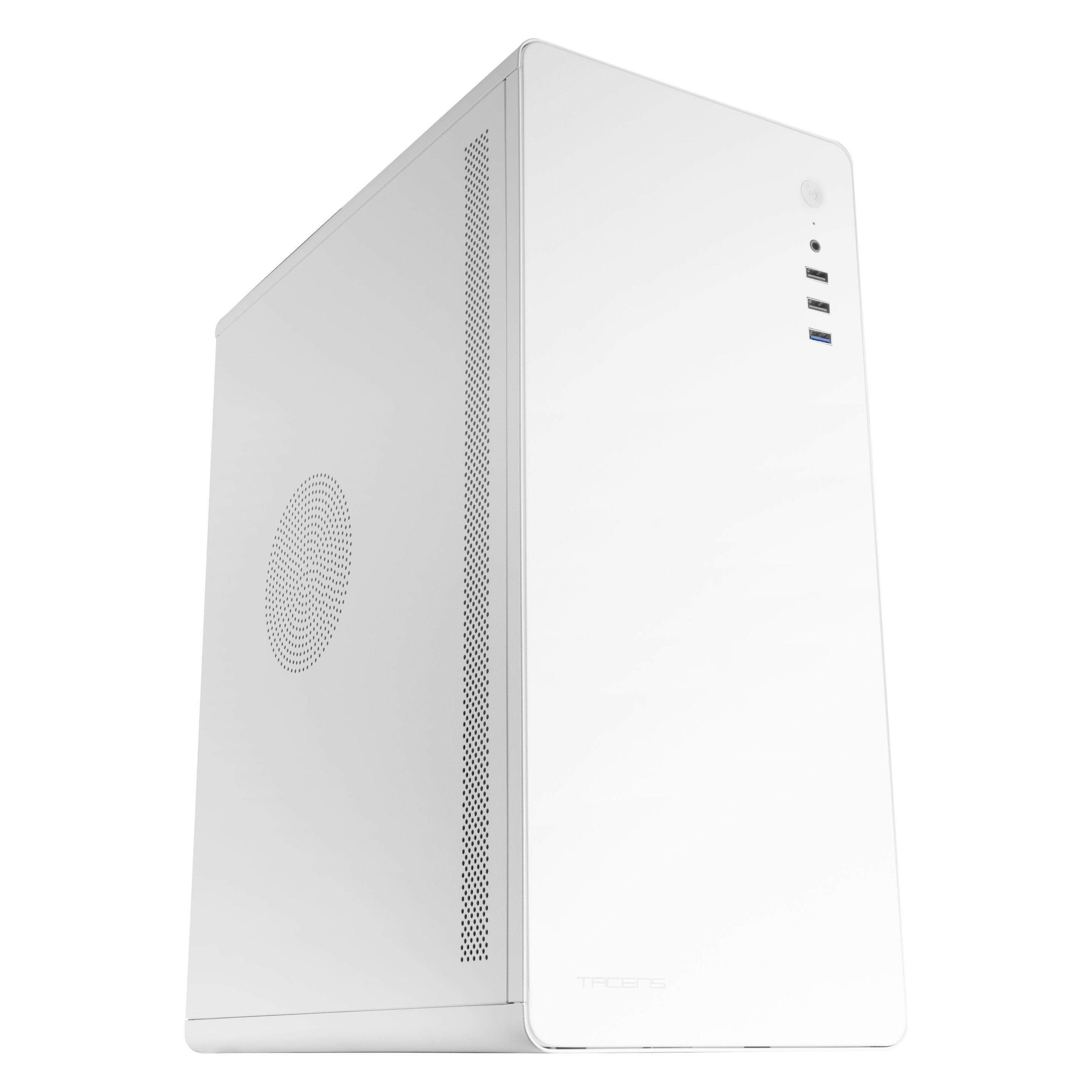 Tacens Boitier Moyen Tour ATX Ensis (Blanc) (ATX, mATX, Mini-ITX) (2ENSISW)