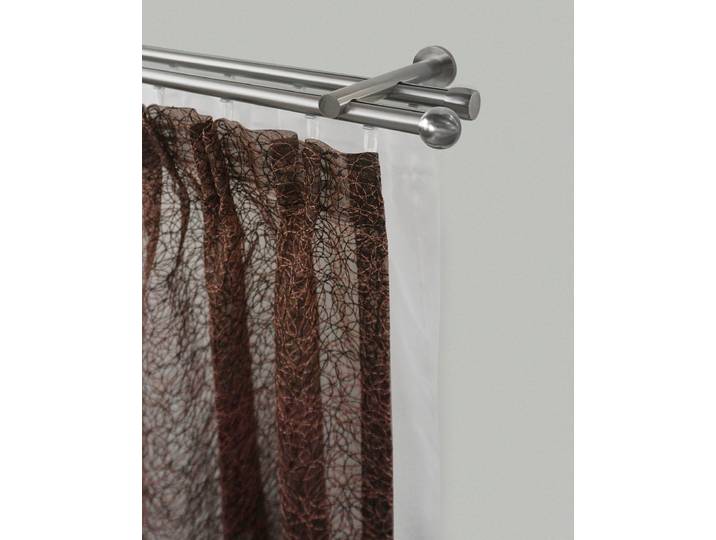 Gardinenstange GARESA KUGEL , silber (edelstahlfarben), L:140cm Ø:16mm, Eisen, Gardinenstangen, Gardinenstange, Innenlauf-Vorhanggarnitur, verlängerbar, Kugel, edelstahl optik