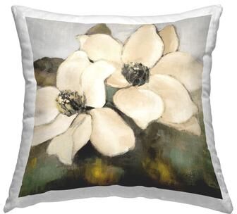 Stupell Magnolia Blossom Duo Decorative Printed Throw Pillow Design by Lanie Loreth