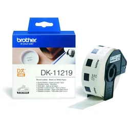 Brother DK-11219 - Etiketten - Rolle (1,2 cm) - 1200 Stck. - für QL 1050, 1050N, 1060N, 500, 500A,