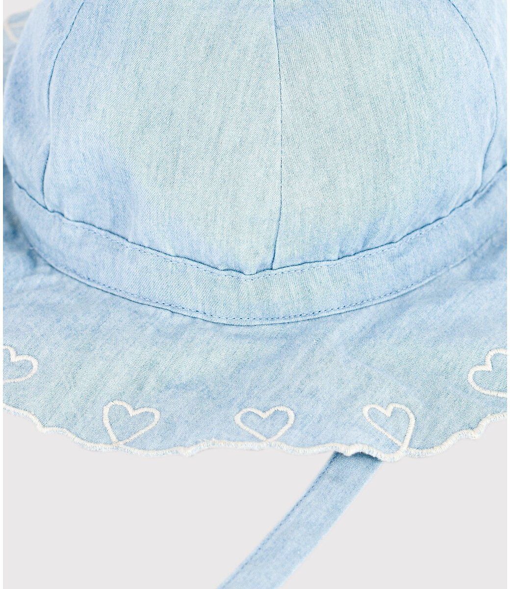 PETIT BATEAU Capeline en chambray