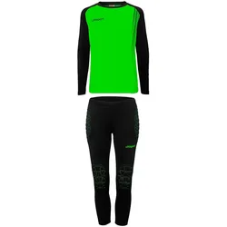 uhlsport Impulse Torwart-Set Kinder fluo grün/schwarz 152